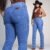 Calça Jeans Carpinteira Feminina Moda Country Sertaneja Muladeira Rodeio Cowgirl Bolsos Utilitários Estilo Sertanejo