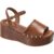 Sandália Feminina Plataforma Anabela Flatform Salto Alto Tira Larga Tachas Laterais Estilosa GiGiL