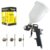 Kit Pistola de Pintura HVLP com Bicos 1,2mm / 1,5mm / 1,8mm por Gravidade – Titanium Platina