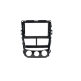 Moldura 9 Polegadas Toyota Yaris Painel Multimídia 2din Black piano Alto  Acabamento