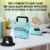 Mini Prensa Térmica Portátil 2 Em 1 Para Bonés E Placas 12x15cm Plana Com Controle Digital Preciso