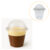 KIT 50~300 Mini Copinho brigadeiro 25 ml PET Flip