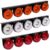 Conjunto Lanterna Led 85mm 5 Marias Caminhão Carreta Motorhome 12v 24v bivolt universal