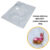 1~4 Forma BWB Com Silicone (3 partes) Para Chocolate Cód. 9877 – Coelho Diamante 250g. Páscoa