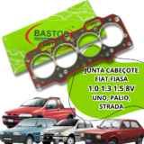 Junta Cabeçote Fiat Fiasa 1.0 1.3 1.5 8v Palio Bastos Fibra Amianto Bastos