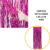 KIT 1~5 Cortina Metalizado para Festa 1mx2m painel decoração fita metalizada pink 30%OFF