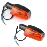 Par de Piscas Setas Completo Padrão Original Stylu Para Honda CG Titan 125 Cg 150 Fan Twister