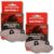 Kit Pastilhas de Freio P/ Kasinski Mirage 650 / Comet 250 / Comet 650 Gt Diafrag
