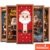 Capa De Porta Decoração de Natal para Casa Em Tecido Veste Porta Sublimado 0,85×2,10m – Papai Noel