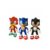 Kit 3, Boneco do Sonic 3 Cores Disponíveis 15cm, vermelho, azul, preto