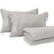 Kit Cobre Leito Colcha Casal 3 Peças com Bordado Inglês Micro Percal Ultrassônico BF Colchões