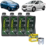 Kit Troca De Oleo Filtro Gm Onix Prisma Agile Montana Meriva Cobalt 5w30 Sintético Revisão Original