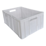 1 Caixa Fechada Congelamento Bandeja Câmara Fria 45 L Branca 60x40x24cm Contentor Plástico Açougues