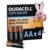Pilha Optimum AA Pequena Duracell Com 4 Unidades