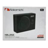 Caixa De Subwoofer Nakamichi 8 Pol Madeira Ativa 600w 4 Ohms