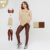 Kit 3 peças Legging e Top Fitness Canelado Brilhoso + Regata Dry Feminino
