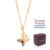 Presente Feminino Cordão Rommanel + Pingente Borboleta C/ Zircônia Banhado A Ouro 18k