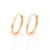 Brinco Feminino Rommanel Argola Banhado a Ouro 18k 527165