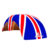 Paralama Dianteiro para Scooter Elétrica X7 Hawk Bandeira Inglaterra