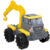 Caminhão de Brinquedo Forte Guincho Infantil com Braço Articulado Preto e Amarelo