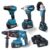 Brushless Ferramentas Multifunções 4 Em 1 Bateria 68v Martelete Parafusadeira Chave Pneumatica Esmerilhadeira