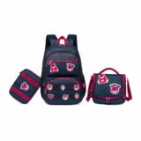Kit Mochila Escolar Lancheira Estojo Lotso Toy Story Espaçosa Disney