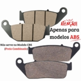 Kit Pastilhas de Freio Cb 250f Twister 2016-2022 Com Abs