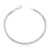 Pulseira Masculina de Prata 925 Grumet Dupla com 3mm e 21cm