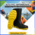 Bota PVC Impermeável Chuva Trabalho Motoqueiro Delivery Pesca Obra Jardim Preta Amarelo Epi 37 a 43