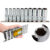 Jogo De Soquetes Longos Sextavado 1/2 Pol Aço Crv 10 A 22mm Tks100 The Black Tools