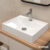 Cuba Pia de Apoio Sobrepor Retangular 50×40 Branca Banheiro Lavabo Beltempo BT-2171