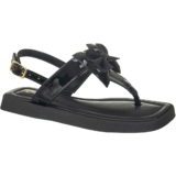 Sandália Feminina Infantil GiGiL Teen Flatform Rasteira Laço Brilho Birken Chinelo Dedo Confortável