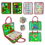 Livro Educativo Montessori: Meu Livrinho Sensorial Maleta Educativa – Horas
