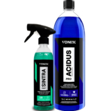Kit Limpeza Automotiva Externa Acidus Pro Limpeza de Rodas Chassi Motor Sintra Fast Bactericida Vonixx