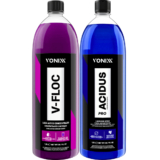 Kit Limpeza Externa Automotiva Acidus Pro Limpeza de Rodas Chassi Motor Shampoo V-Floc 500ml vonixx