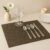 Jogo Americano de Mesa 8 Peças 4 Porta Copos + 4 Porta Pratos em PVC Elegante Moderno