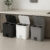 Lixeira Pedal C/ Tampa Dupla 20 Litros Seletiva Cesto de Lixo Reciclagem Cozinha Banheiro Trium Ou