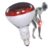 Lâmpada Luz Infravermelho para Fisioterapia dores musculares 150W