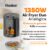 Gaabor Air Fryer Fritadeira 127V 4,2L Duplo Botão Janela Visor Grande AF45M02A
