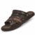 Sandália Masculina Chinelo Couro Legitimo Adulto Ortopédico Com Palmilha Confort ENVIO IMEDIATO