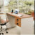 Escrivaninha Home Office Londres Com 2 Gavetas Mesa De Computador Para Estudo E Trabalho Moderna