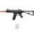 Kit Rifle AirSoft M307F Spring 6mm Preta – Double Eagle + 2000 Esferas 0.12g