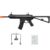 Kit Rifle AirSoft M307F Spring 6mm Preta – Double Eagle + 2000 Esferas + Alvo Javali