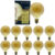 Kit 10 Lâmpadas Filamento Led G95 Âmbar Bivolt 4W 2200K Luz Amarela Luminarte