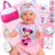 Bebê Reborn Boneca Realista Menina Mayze Com Bolsa Maternidade 100% Silicone Pode Dar Banho Original