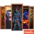Capa De Porta Decoração Halloween Sublimado Em Tecido Com Elástico 0,85×2,10m – Diversos Modelos