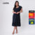 Lovito Vestido Feminino Plus Size Estampa Mini Póa DRB499BRL529