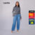 Lovito Calça Jeans Mom Casual Moda Cintura Alta Lisa para Mulheres JNB902BRL932