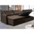 Sofá Sem Caixa Retrátil Baú 1,60m Cama inBox Secret Suede Velusoft Café
