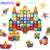 Brastoy Blocos Magnéticos de Montar Brinquedo Infantil Brinquedo 65/130  Peças